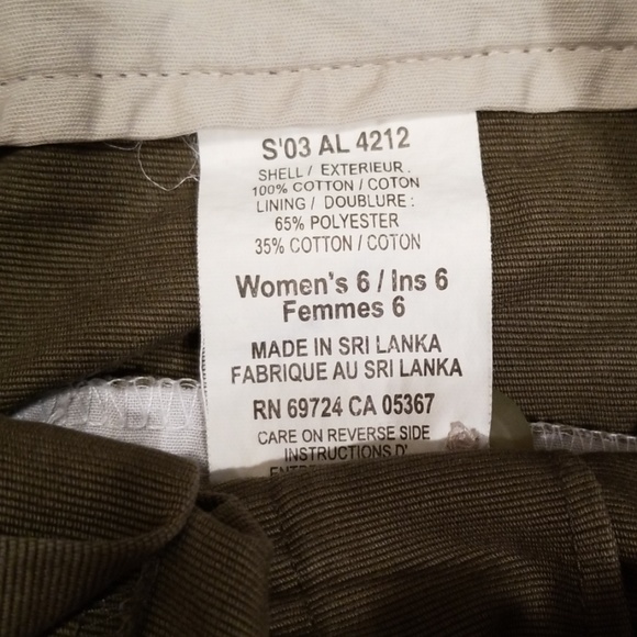 Columbia Women's Dark Green Shorts in Size 6 - Picture 3 of 8